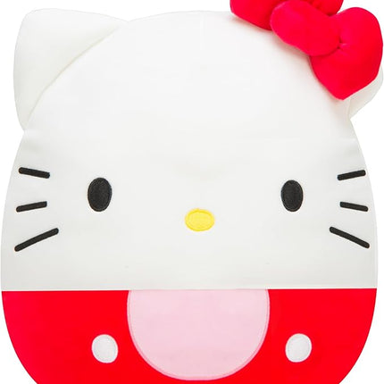 Squishmallows Original Sanrio 14in Hello Kitty in Red Overalls – Official Jazwares Plush (Large)