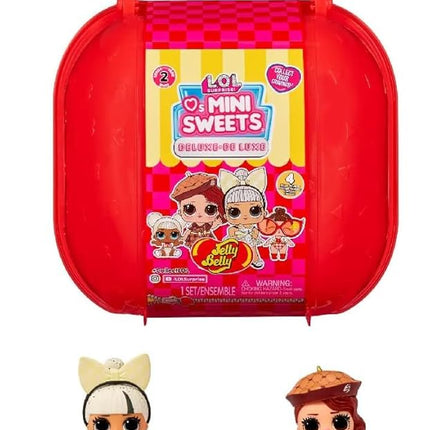 L.O.L. Surprise! LOL Surprise Loves Mini Sweets Deluxe Series 2 with 4 Dolls, Accessories, Limited Edition Candy Theme, Jelly Belly Collectible Dolls- Great Gift for Girls Age 4+