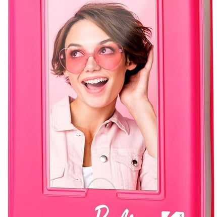 Kodak x Barbie 64-Photo Mini Photo Album with Transparent Window Cover for Barbie Instant 2x3” ZINK Zero Ink Photo Paper