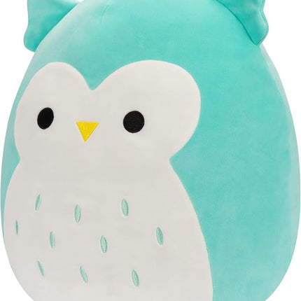 Squishmallows Original 14-Inch Winston Teal Owl - Large Ultrasoft Official Jazwares Plush