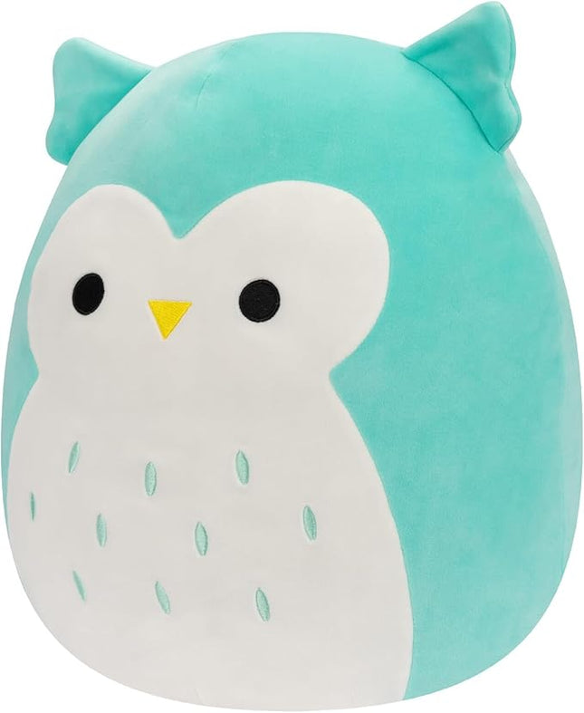 Squishmallows Original 14-Inch Winston Teal Owl - Large Ultrasoft Official Jazwares Plush
