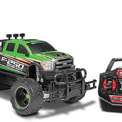 World Tech Toys Ford F-250 Super Duty 1:24 RC Monster Truck – Electric Powered – All-Terrain Tires – Full Function Radio Control