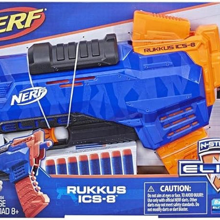 Nerf N-Strike Elite Rukkus ICS-8 Toy, Brown