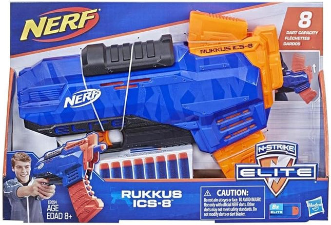Nerf N-Strike Elite Rukkus ICS-8 Toy, Brown