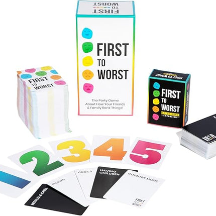 Party Game + After Dark Expansion Set - The Card Game About How Your Friends & Family Rank Things - Adult Card Game for College Students, Groups & Fun Parties with Polarizing Priorities