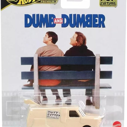 Hot Wheels Premium Pop Culture Dumb and Dumber Mutt Cutts Van, Die-Cast Metal Collection, Real Riders JBL80