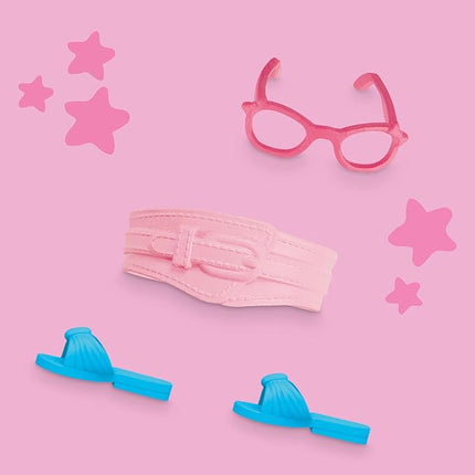 Play-Doh Barbie Pearls and Bows Accessory Pack, 4 Refill Pattern Sheets of Modeling Compound, 8 Fashion Accessories, Kids Arts and Crafts for Ages 5+