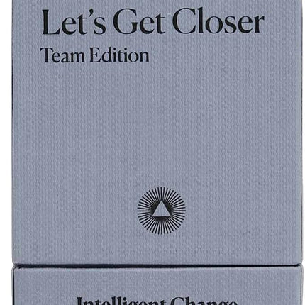 Intelligent Change Teams Get Closer Question Game, Conversation Cards for Team Culture and Bonding, Fun Talking Card Game for Colleagues, Icebreaker Activity 52 Question Cards