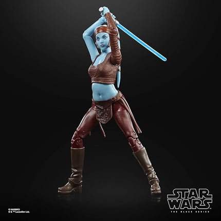 STAR WARS The Black Series Aayla Secura Toy 6-Inch-Scale Attack of The Clones Collectible Action Figure, Toys for Kids Ages 4 and Up