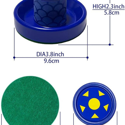 Air Hockey Pushers and Air Hockey Pucks, Non-Slip Strikers and Dynamic Pucks for Air Hockey Table Game for Adults and Kids,Replacement Accessories for Game Tables