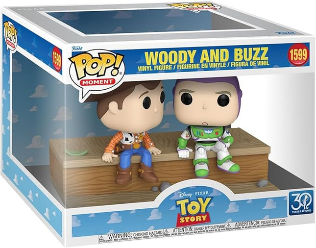 Funko Pop! Moment: Toy Story 30th Anniversary - Woody and Buzz - Collectable Vinyl Figure - Gift Idea - Official Merchandise - Toys for Kids & Adults - Movies Fans - Model Figure for Collectors