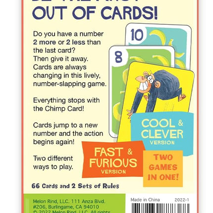 Melon Rind Jump 2, Math Game for Kids Learning Multiples of 2, Lively Card Game, a Fun Math Activity for Boosting Confidence, Quick and Easy Screenless Fun, Ages 6+