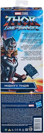 Marvel Avengers Titan Hero Series Mighty Thor Toy, 12-Inch-Scale Thor: Love and Thunder Figure with Accessory, Toys for Kids Ages 4 and Up
