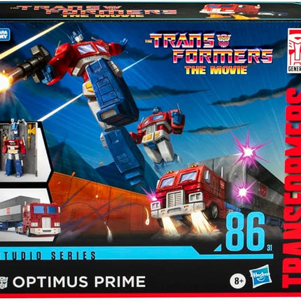 Transformers Toys Studio Series Commander Class The The Movie 86-31 Optimus Prime Toy, 7-inch, Action Figure for Boys and Girls Ages 8 and Up
