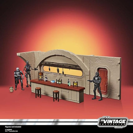 STAR WARS The Vintage Collection The Mandalorian Nevarro Cantina Playset, Imperial Death Trooper (Nevarro) Action Figure, (F3902)