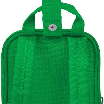 LEGO Kids Brick Mini Backpack Accessory Pouch with Novelty Backstraps, Snaps to Belt or Full-Size Backpack, Holds Small Items like Keys & Headphones, Green