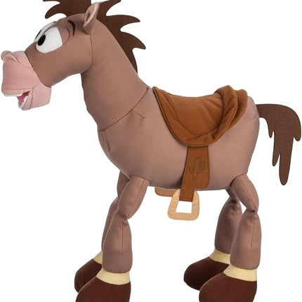 Disney Store Toy Story Plush, Bullseye, Iconic Cuddly Toy Character with Embroidered Eyes and Soft Plush Features, Suitable for All Ages