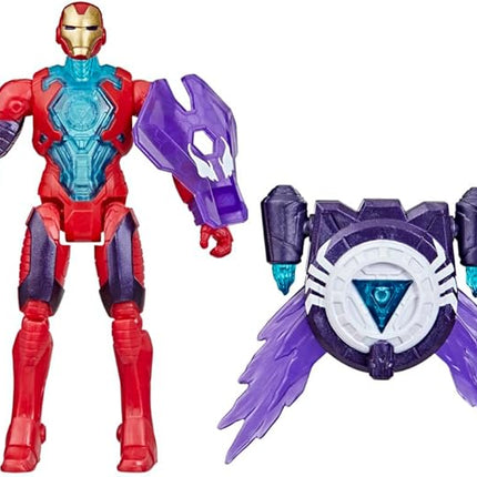 Avengers Marvel VenomVersus Epic World of Action Anti-Venom Iron Man Figure with Battle Gear Accessories, 4-Inch Super Hero Toys, Kids Ages 4+