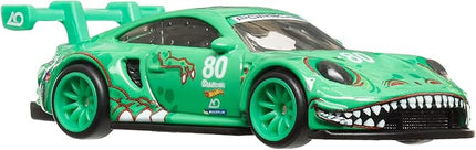Hot Wheels Premium Car Culture Collectible Toy Car, 1:64 Scale Die-Cast Porsche 911 GT3 R, Race Day Vehicle with Real Riders Tires