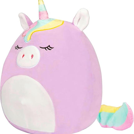 Squishmallows Original Large 16-Inch Sylvia The Purple Unicorn - Official Jazwares Pillow Plush - Collectible Soft Squishy Stuffed Animal Toy - Gift for Kids, Girls & Boys