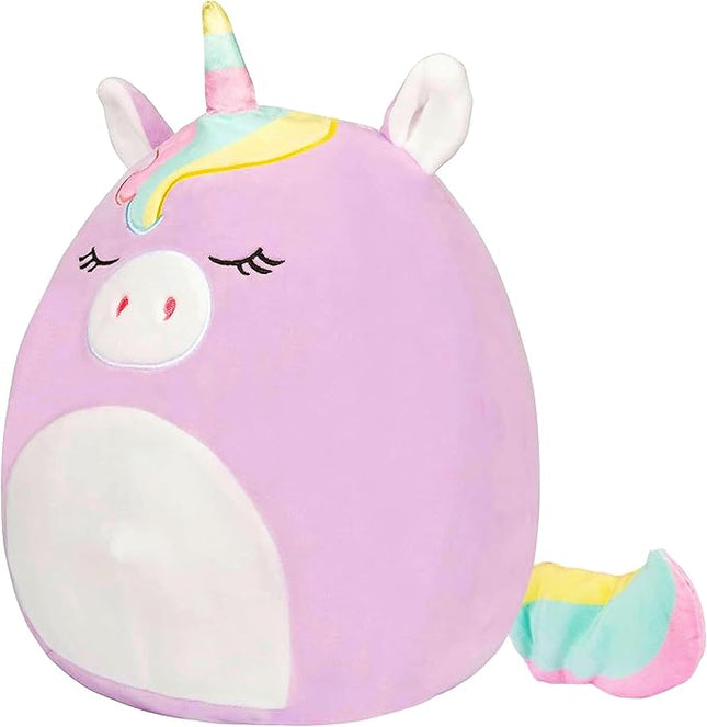 Squishmallows Original Large 16-Inch Sylvia The Purple Unicorn - Official Jazwares Pillow Plush - Collectible Soft Squishy Stuffed Animal Toy - Gift for Kids, Girls & Boys