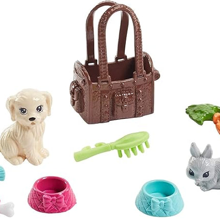 Barbie Animal Lovers Playset Puppy and Bunny Edition