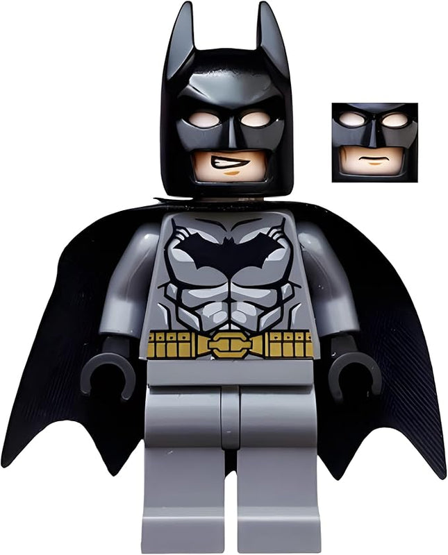 LEGO DC Comics Super Heroes Batman Minifigure - Batman Dark Gray Gold Belt