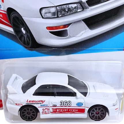 Hot Wheels - '98 Subaru Impreza 22B-STi Version - HW: The '90s 10/10 - HTB12 - Short Card - Hella - Sparco - The Gravel Crew - Mattel 2024 - 1:64