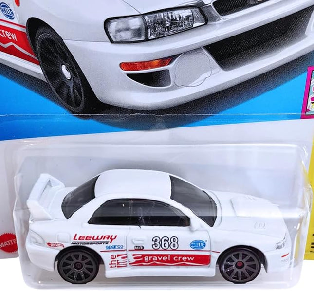 Hot Wheels - '98 Subaru Impreza 22B-STi Version - HW: The '90s 10/10 - HTB12 - Short Card - Hella - Sparco - The Gravel Crew - Mattel 2024 - 1:64