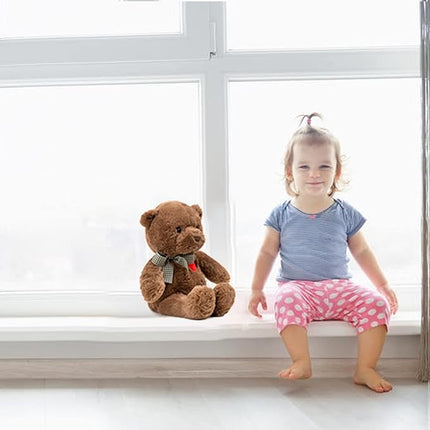 15”Teddy Bear with Heart Cute Brown Teddy Bear Stuffed Animals for Valentines Day Soft Stuffed Bear Plush Bear Plushie Toys Gifts for Girlfriend Boyfriend Kid.