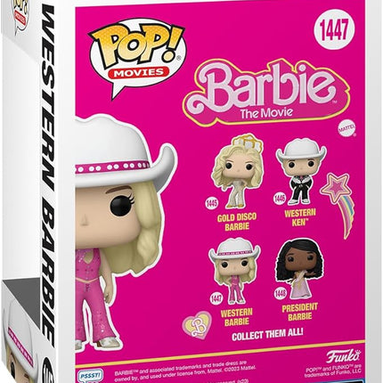 Funko POP! Movies: Barbie - Western Barbie - Collectable Vinyl Figure - Gift Idea - Official Merchandise - for Kids & Adults - Movies Fans - Model Figure for Collectors and Display