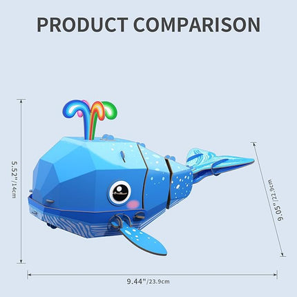 3D Puzzles for Kids Ages 8-13 – Eco-Friendly DIY Educational Toy for Boys and Girls,Creative Brain-Teaser Puzzles,Whale Rompecabezas 3D,Ideal Birthday