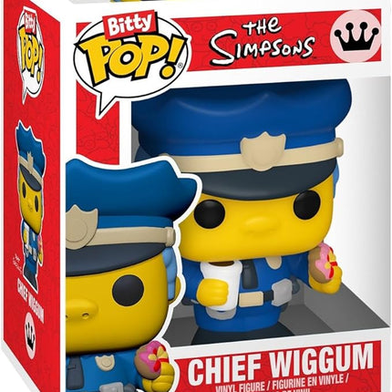 Funko Pop! Bitty: Simpsons - Maggie Simpson, Homer Simpson, Barney Gumble, and A Surprise Mystery Mini Figure - 0.9 Inch (2.2 Cm) - The Simpsons Collectable - Stackable Display Shelf Included