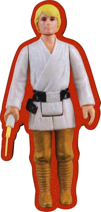 AQUARIUS Star Wars Luke Skywalker Action Figure Funky Chunky Novelty Magnet for Refrigerator, Locker, Whiteboard & Game Room Officially Licensed Merchandise & Collectibles