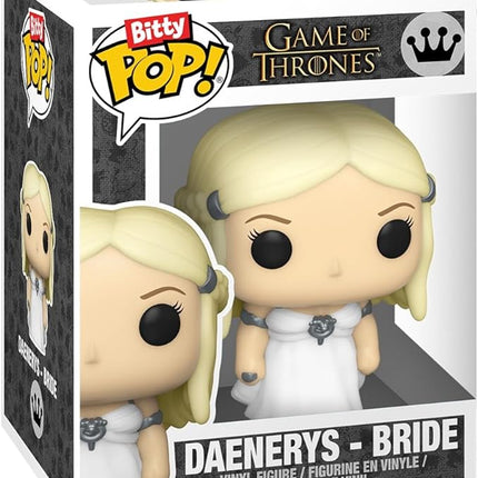 Funko Pop Bitty: Game of Thrones - Daenerys Targaryen, Khal Drogo, Drogon, & Mystery Chase Figure - (Styles May Vary) and A Surprise Mystery Mini Figure - 0.9 Inch (2.2 Cm) Collectable