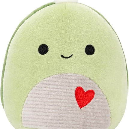 Squishmallows Original 5in Herb The Green Sea Turtle with Heart – Official Jazwares Plush (Little)