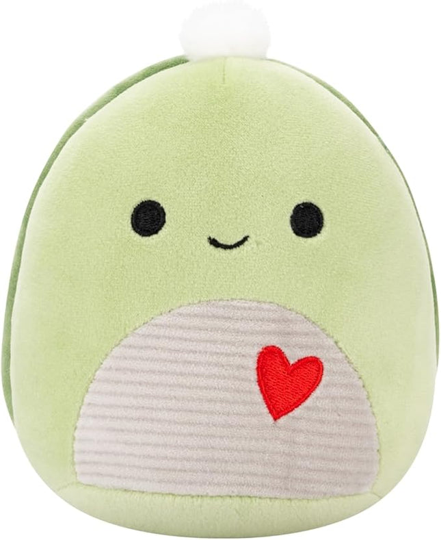 Squishmallows Original 5in Herb The Green Sea Turtle with Heart – Official Jazwares Plush (Little)