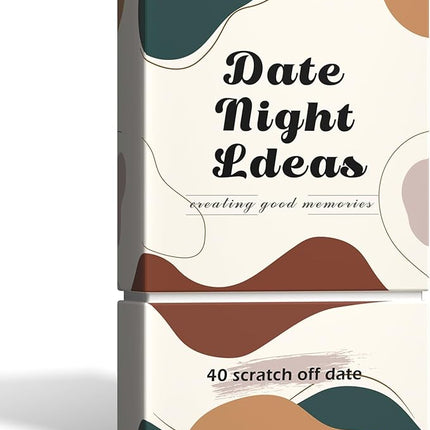 40 Scratch Off Date Night Ideas Cards, Romantic & Adventurous Engagement Couples Games Gifts, Anniversary Newlywed Wedding & Valentines Day Gifts for Him, Her, Boyfriend, Girlfriend, Husband or Wife
