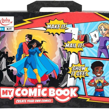 Lulu Jr. My Comic Book Making Kit, Multicolor, 6.75" x 10.25"