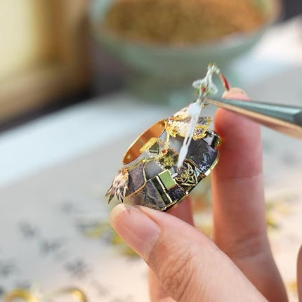 MU 3D Metal Puzzles for Adult The Cat Figure Model Series King of Sword The Emperor Kitten Kitty, Metal Models Kits Miniature Building Hobby Birthday New Year Gifts Home Office Decor Collectibles