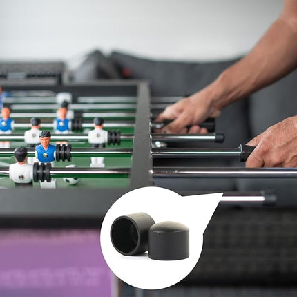 Pack of 16 Foosball End Caps 15.8mm Foosball Table Rod End Universal Safety End Caps for Standard Foosball Tables Accessories