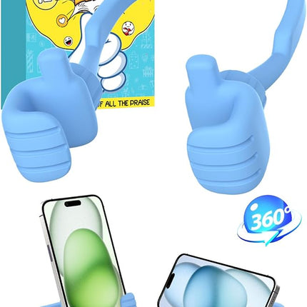 Stocking Stuffers for Teen Boys Girls Kids Christmas: Thumbs Up Lazy Phone Stand Holder Gift for Men Women Adults Funny Gadgets Teenage Dad Father Mom Husband Wife Who Have Everything Cute Things