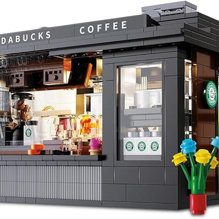 CaDA Master C66005W Japanese Coffee House Building Set,MOC Construction Coffee Shop Modular Buildings with Lights,768PCS City House Idea Gift for Adults