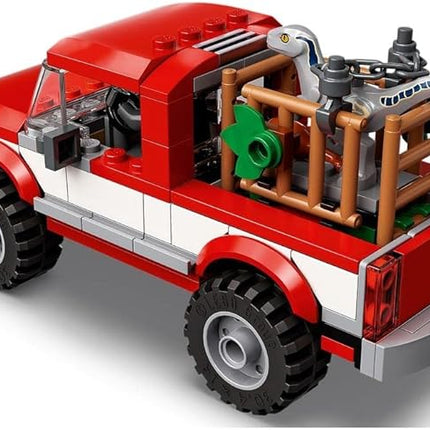 Lego Jurassic World Blue and Beta Velociraptor Capture 76946 - Features Truck, 2 Indoraptor Dinosaur Toys, Action Minifigures, Dominion Movie Inspired Set, Great Gift for Kids Aged 6+ Years