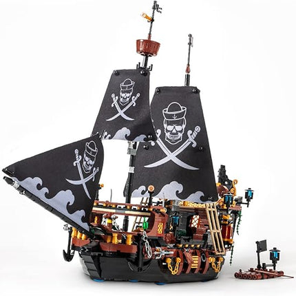 dOvOb Mini Blocks Set Pirates Ship Building Blocks Set, Great Idea Construction Set, Assembly Toy as a Gift for Teens and Adult (1328 PCS)
