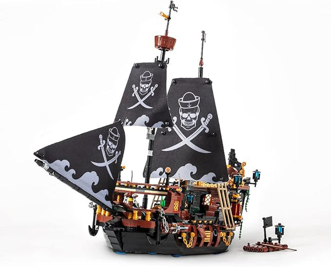 dOvOb Mini Blocks Set Pirates Ship Building Blocks Set, Great Idea Construction Set, Assembly Toy as a Gift for Teens and Adult (1328 PCS)