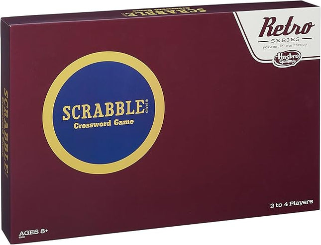 Hasbro Gaming Retro Series Scrabble 1949 Edition Board Game (Amazon Exclusive)