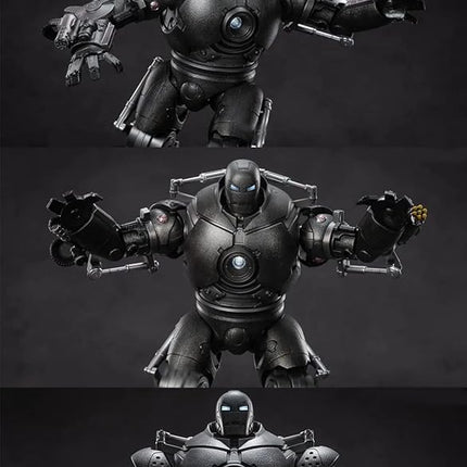 OVONNI 9 Inch LED Iron Monger Toy,Exquisite Painting 20 Joints Movable Collectible Action Figure,Light with Chest and Eyes