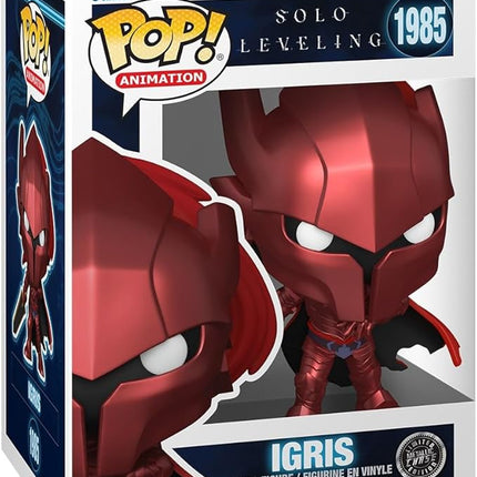 Funko Pop! Animation: Solo Leveling - Igirs - 1/6 Odds for Rare Chase Variant - Styles May Vary - Collectable Vinyl Figure - Gift Idea - Official Merchandise - Toys for Kids & Adults