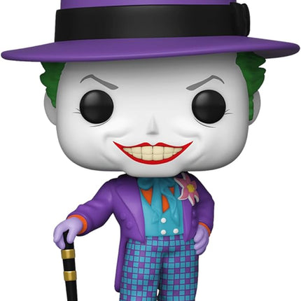 Funko Pop! DC Heros: Batman (1989) – The Joker with Hat #337 Common & Chase 2-Pack Bundle #337